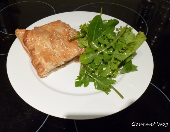 beef and vegetable puff pastry pie